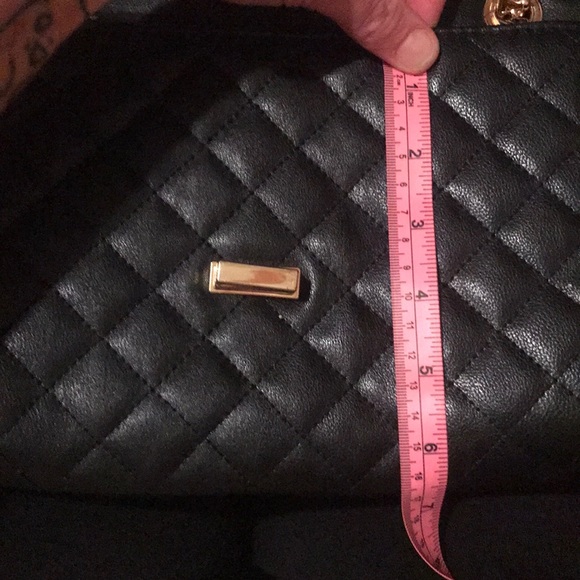 Black Leather Crossbody - Picture 4 of 5